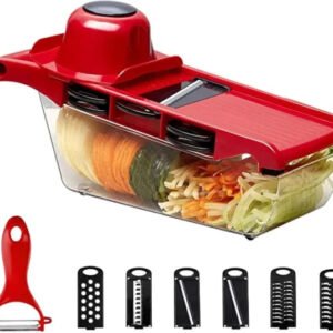 10 In 1 Mandoline Slicer Vegetable Cutter With Stainless Steel Blade